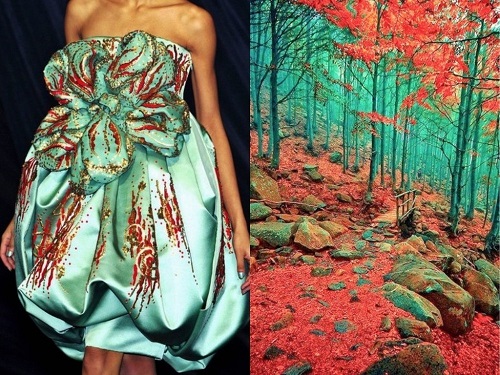 الهام گرفتن از طبیعت در طراحی لباس – بخش دوم