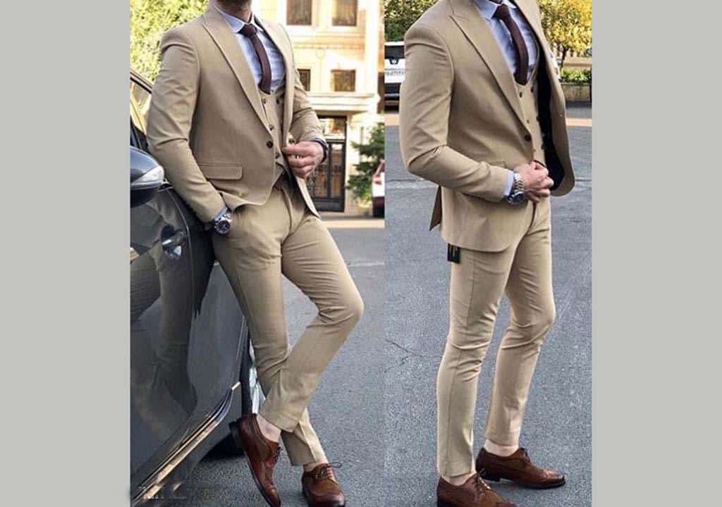 کت و شلوار با طرح‌های خلاقانه (Patterned Suit)