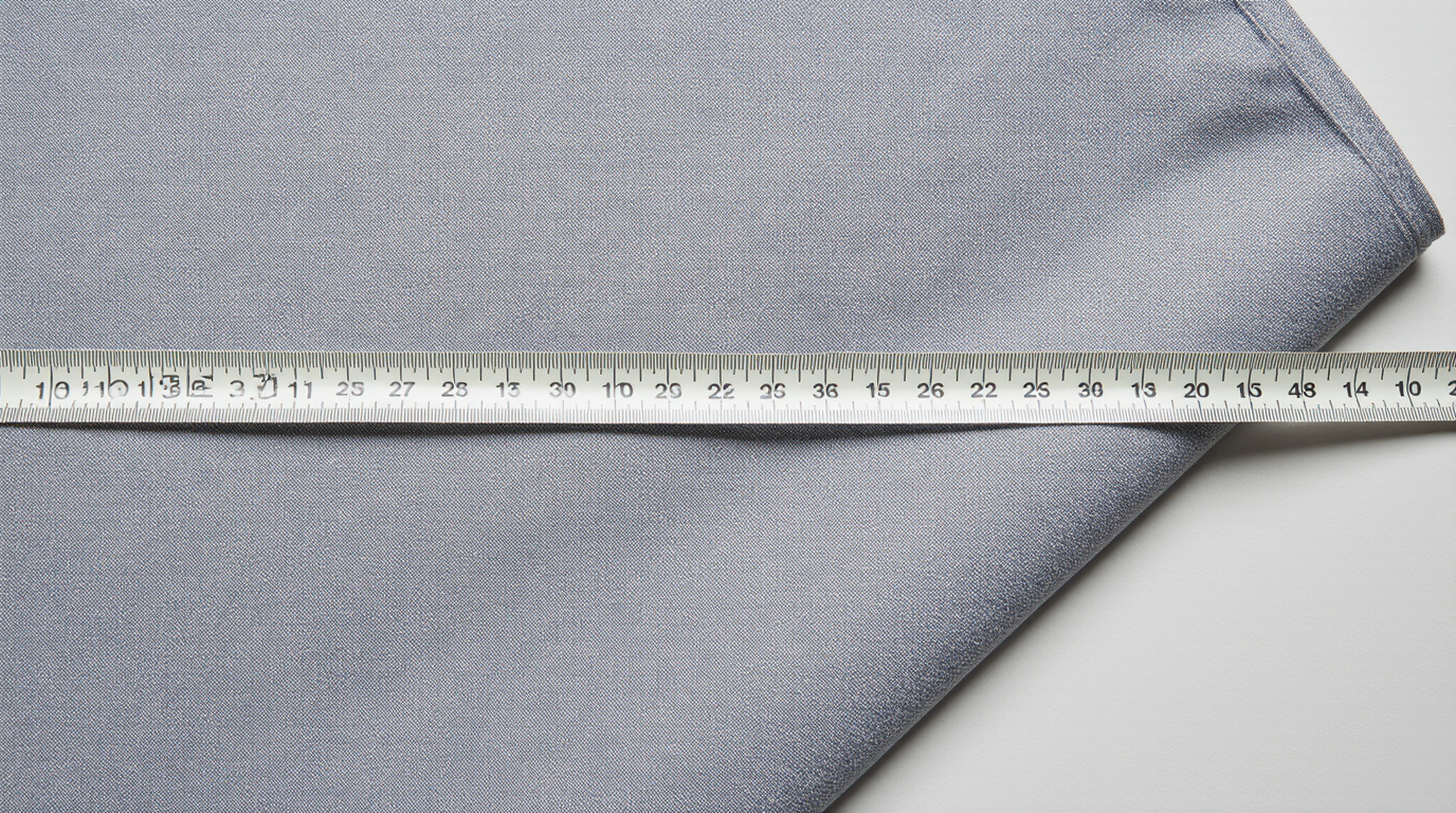 اندازه‌گیری عرض پارچه فاستونی در منزل