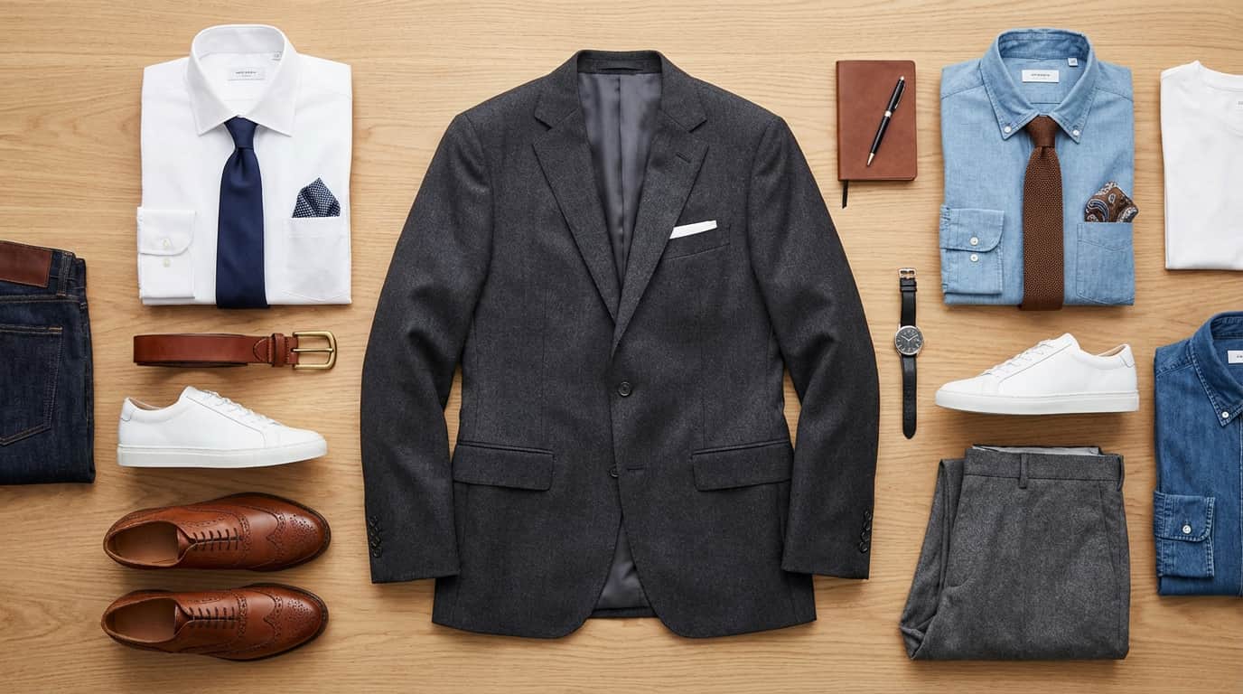 چگونه با یک دست کت و شلوار فاستونی، چندین استایل ایجاد کنیم؟