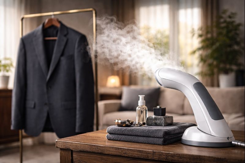 آمادهسازی کت برای اتو بخار دستی